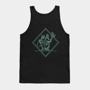 Santa VS Krampus Tank Top