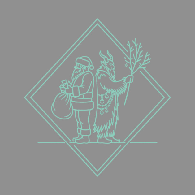 Santa VS Krampus by CreativeSage