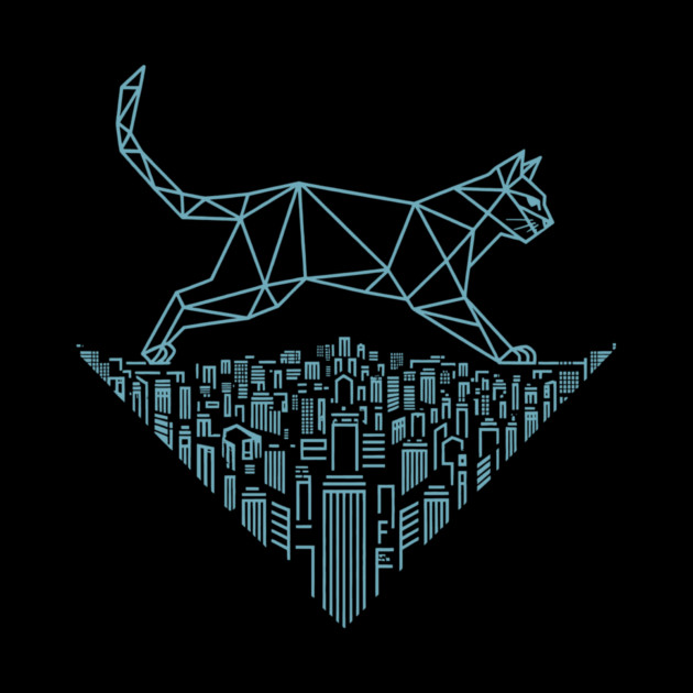 Cat in the cityscape by CreativeSage