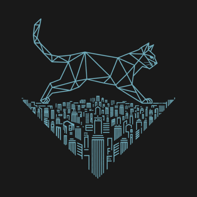 Cat in the cityscape by CreativeSage