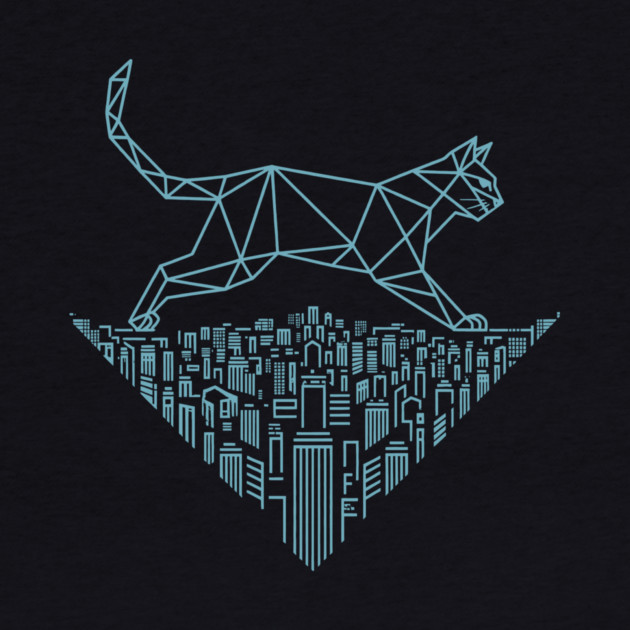 Cat in the cityscape by CreativeSage