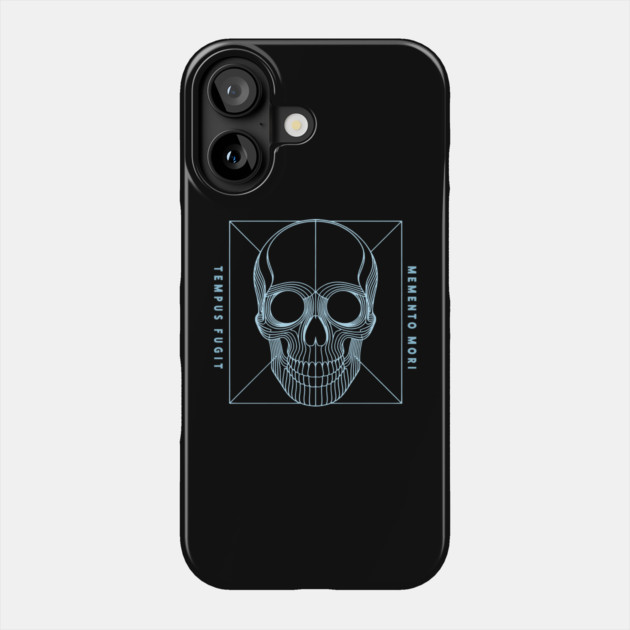 Tempus Fugit Memento Mori Phone Case by CreativeSage