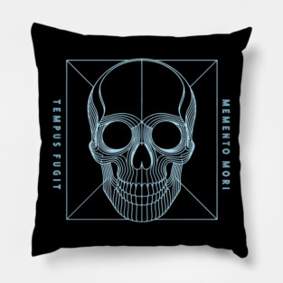 Tempus Fugit Memento Mori Pillow
