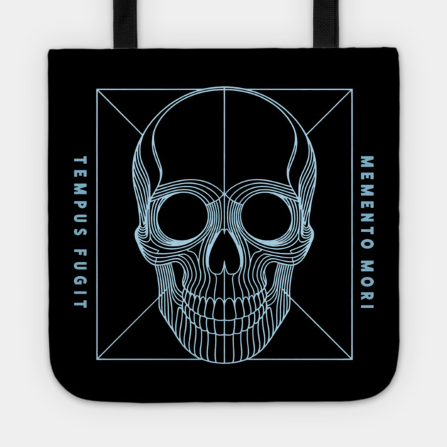 Tempus Fugit Memento Mori Tote by CreativeSage