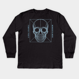 Tempus Fugit Memento Mori Kids Long Sleeve T-Shirt