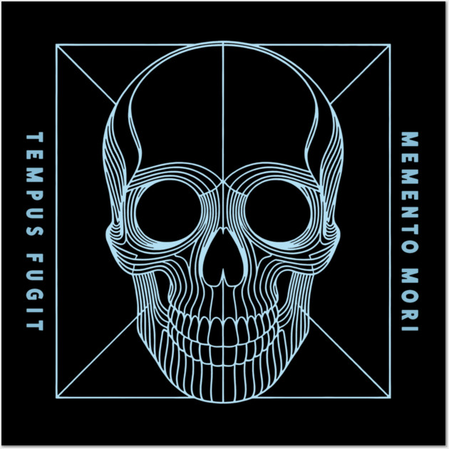 Tempus Fugit Memento Mori Wall Art by CreativeSage