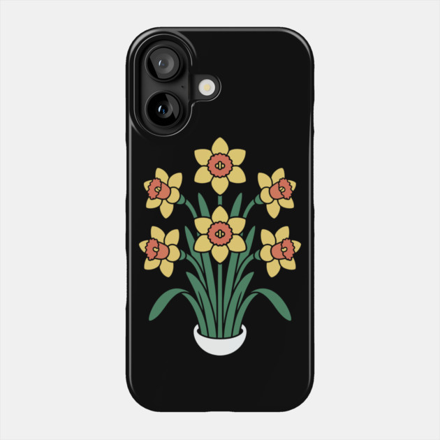 Daffodil Phone Case by CreativeSage