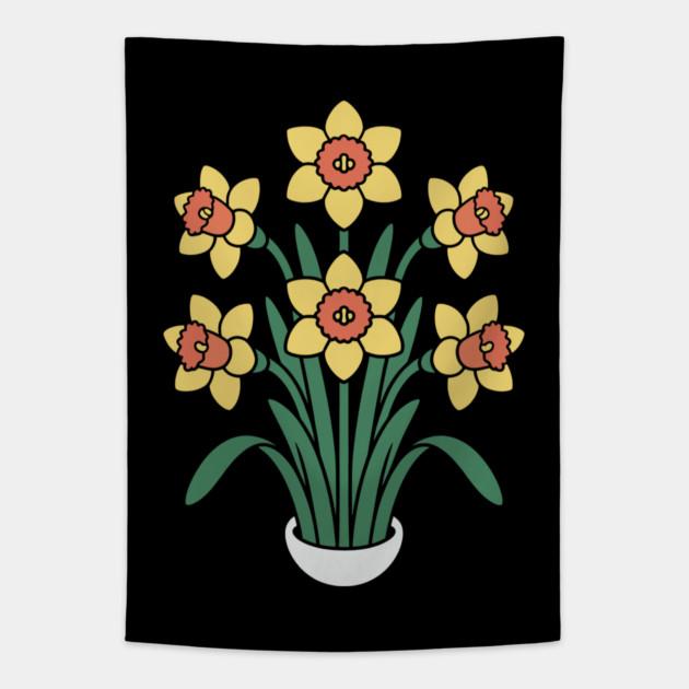 Daffodil Tapestry by CreativeSage