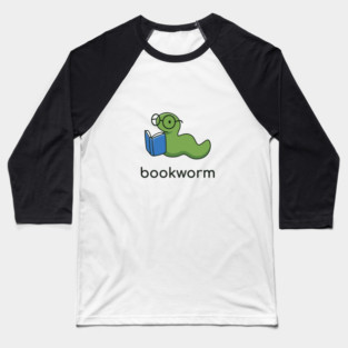 book worm Baseball T-Shirt