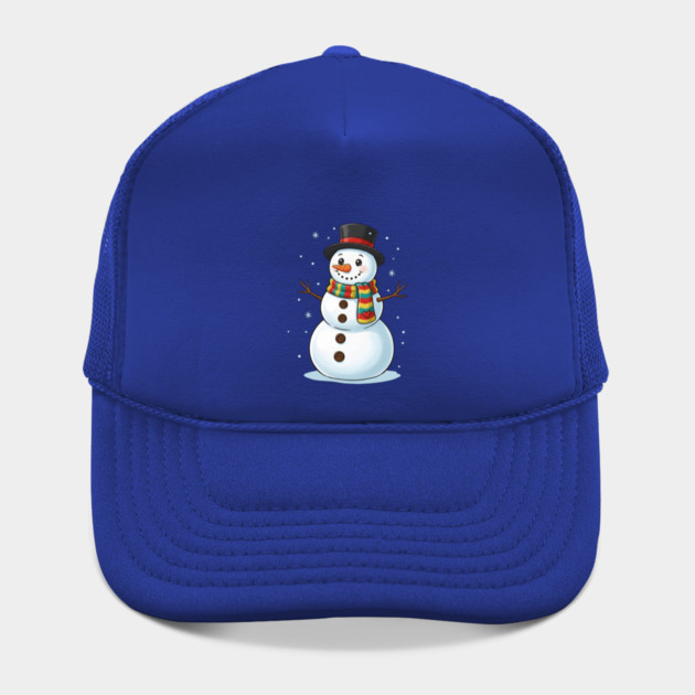 Smiling Snowman with Scarf and Hat by Creatifly Graphic Tees