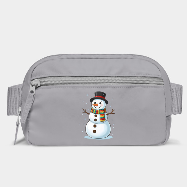 Smiling Snowman with Scarf and Hat by Creatifly Graphic Tees