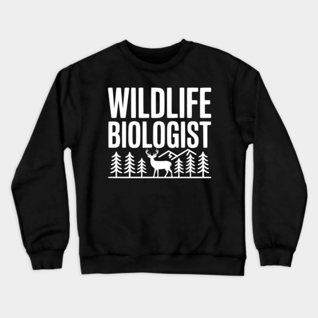 Wildlife Biologist Crewneck Sweatshirt by Frank Ring