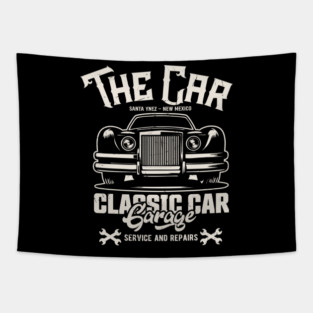The Car 1977 Garage Tapestry