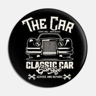 The Car 1977 Garage Pin