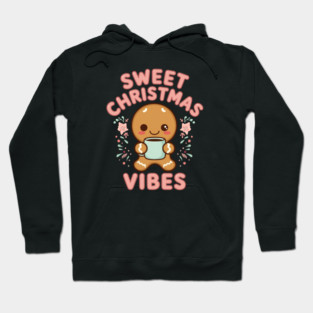 Kawaii Gingerbread Girl Sweet Christmas Vibes Hoodie