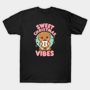 Sweet Christmas Vibes Gingerbread Cocoa T-Shirt