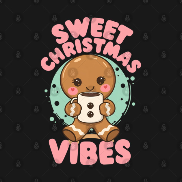 Sweet Christmas Vibes Gingerbread Cocoa by Ink Lines