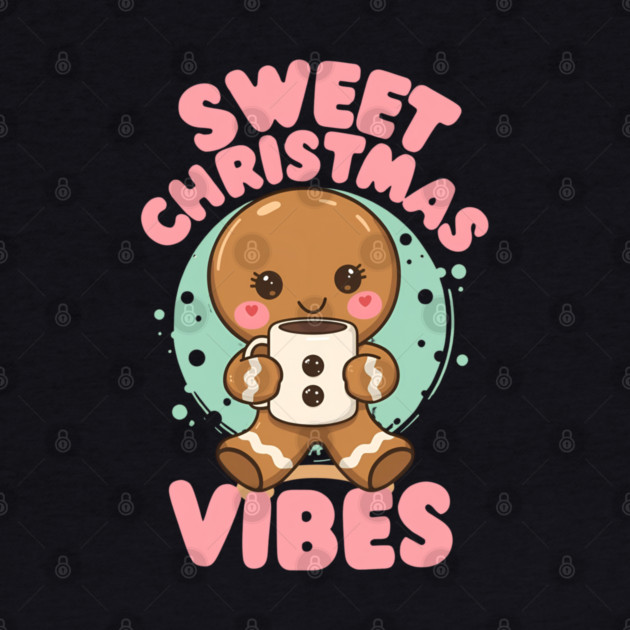 Sweet Christmas Vibes Gingerbread Cocoa by Ink Lines