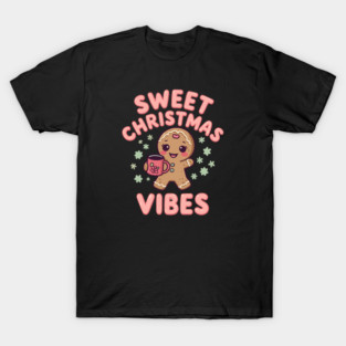 Gingerbread Cocoa Sweet Christmas Vibes T-Shirt