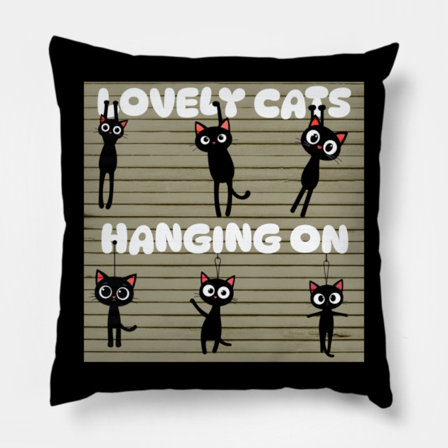 cats Pillow by Pixel Threads 