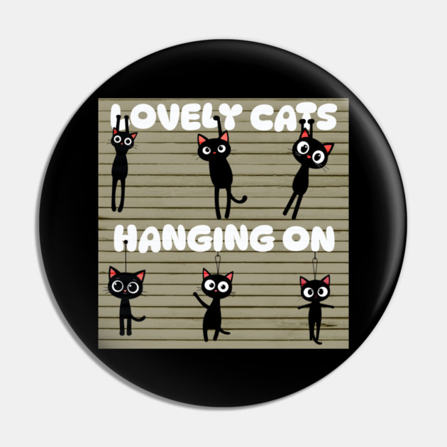 cats Pin by Pixel Threads 