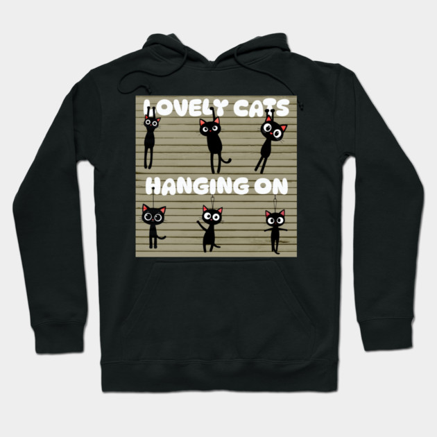 cats Hoodie by Pixel Threads 