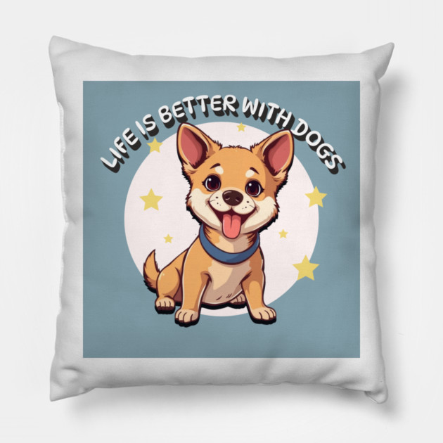 dog Pillow by Pixel Threads 