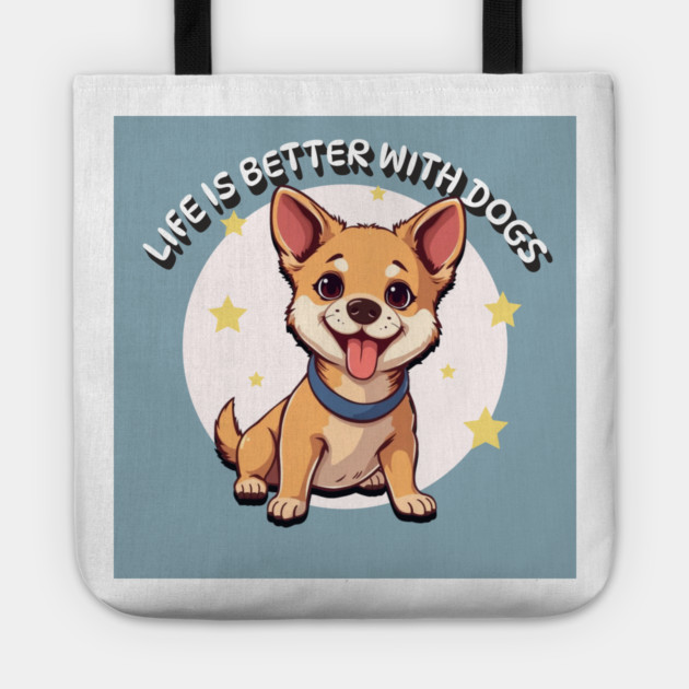 dog Tote by Pixel Threads 