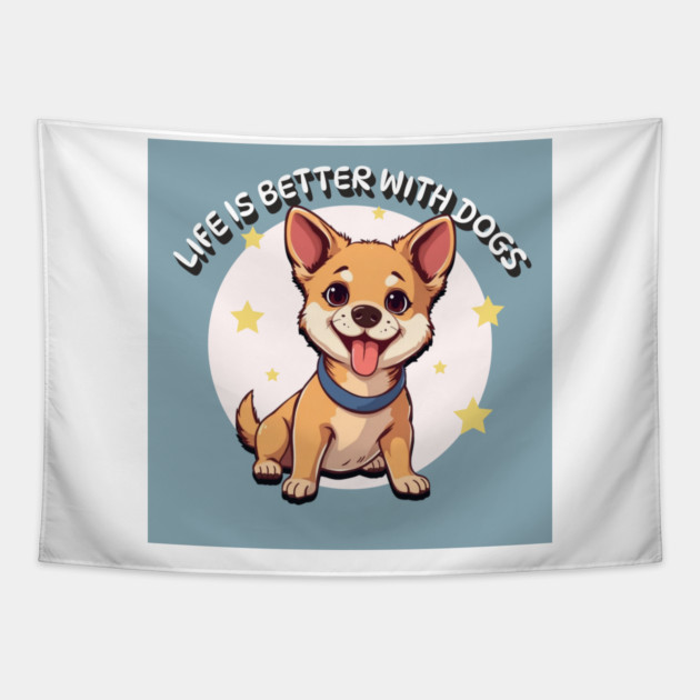 dog Tapestry by Pixel Threads 