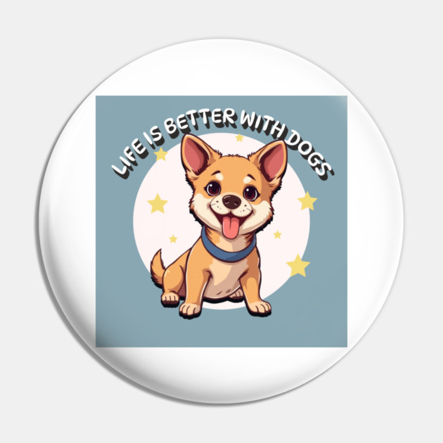 dog Pin by Pixel Threads 