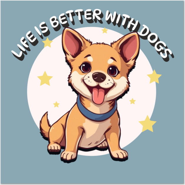 dog Wall Art by Pixel Threads 