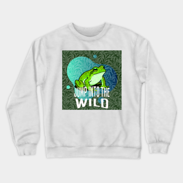 frog Crewneck Sweatshirt by Pixel Threads 