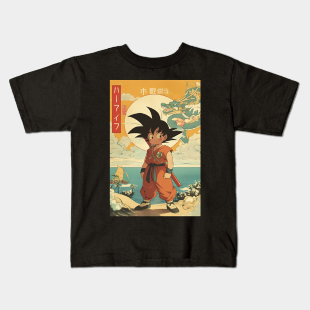 Kid Goku Vintage Poster Kids