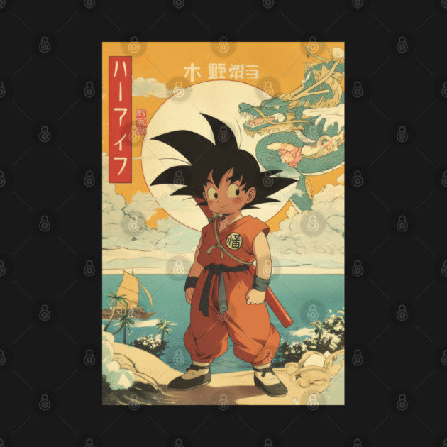 Kid Goku Vintage Poster Kids