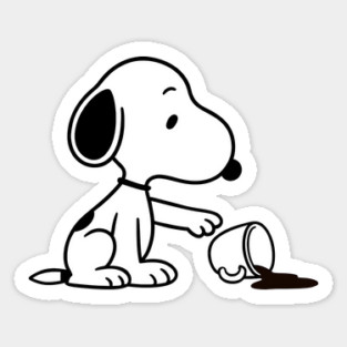 Dog - Coffee Sticker