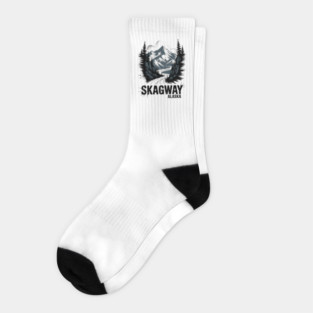 Alaska Skagway Socks