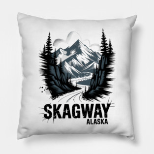 Alaska Skagway Pillow