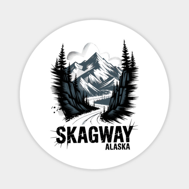 Alaska Skagway Magnet by JessArty