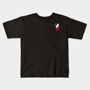 Mexican Flag - LOGO / Brush Strokes Kids T-Shirt