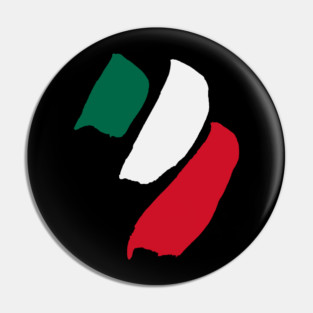 Mexican Flag - LOGO / Brush Strokes Pin