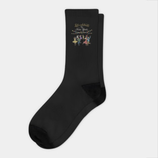 Let's Celebrate the New Year Socks