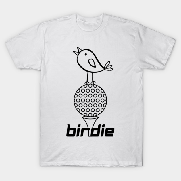 Funny Golf Pun Doodle Graphic Tee T-Shirt by TurnEffect