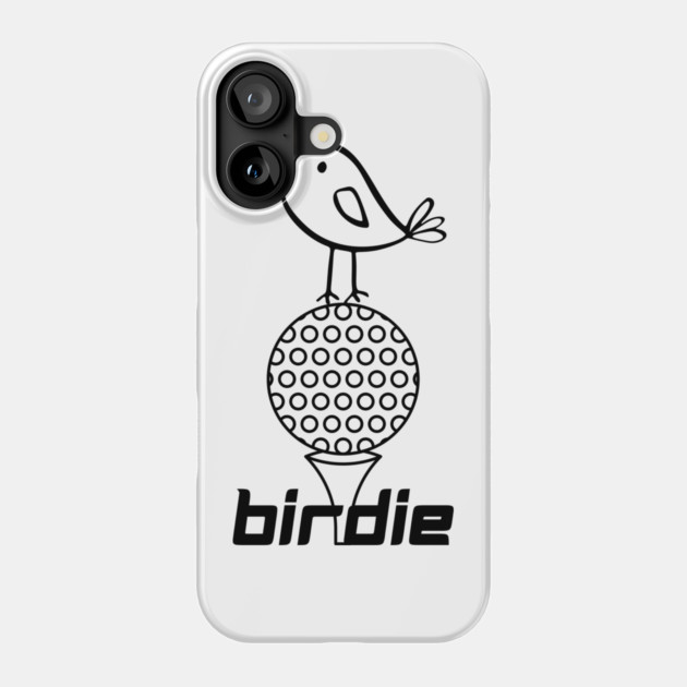 Funny Golf Pun Doodle Graphic Tee Phone Case by TurnEffect