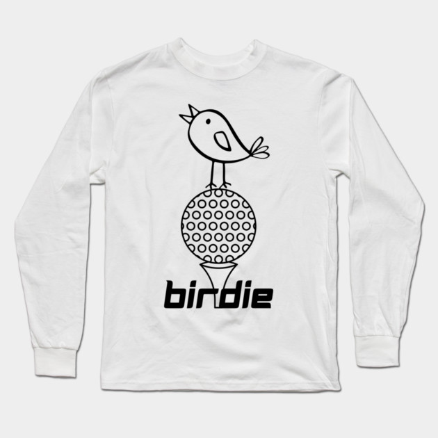 Funny Golf Pun Doodle Graphic Tee Long Sleeve T-Shirt by TurnEffect