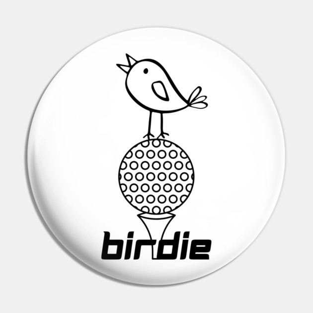 Funny Golf Pun Doodle Graphic Tee Pin by TurnEffect