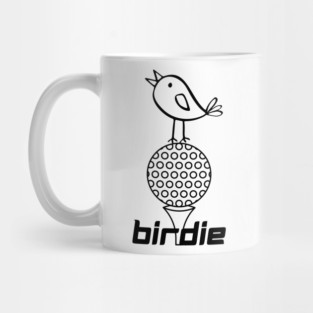 Funny Golf Pun Doodle Graphic Tee Mug