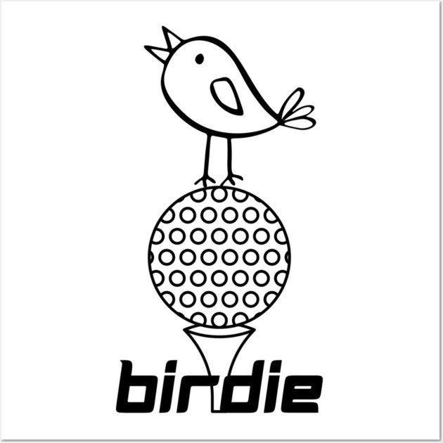 Funny Golf Pun Doodle Graphic Tee Wall Art by TurnEffect