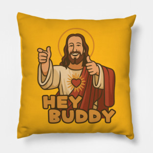 Buddy Christ - Hey Buddy Pillow