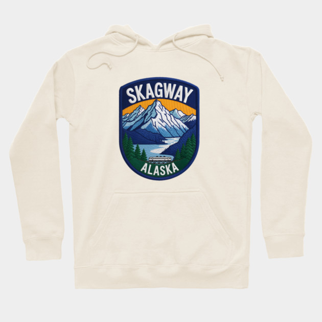 Skagway Alaska Hoodie by JessArty