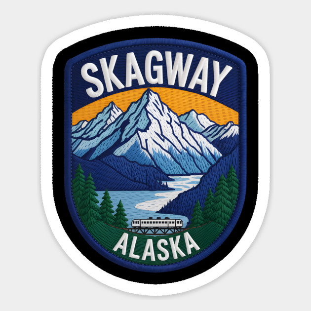 Skagway Alaska Magnet by JessArty